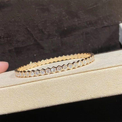 [Glitter Jewelry]BEE LOVE GOLD BRACELET FULL DIAMOND