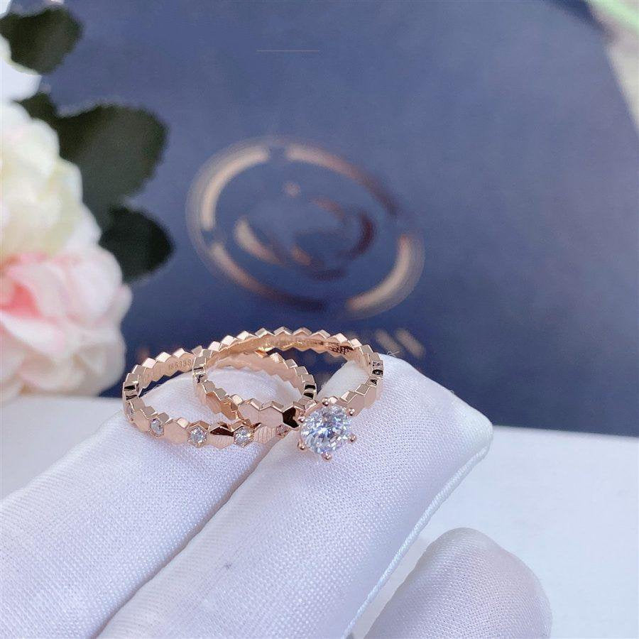 [Glitter Jewelry]BEE LOVE RING PINK GOLD 1 DIAMOND