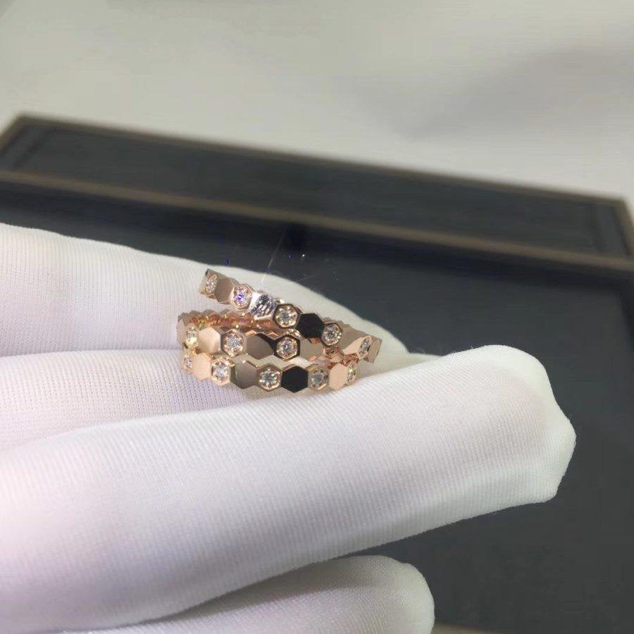 [Glitter Jewelry]BEE LOVE RING PINK GOLD DIAMOND