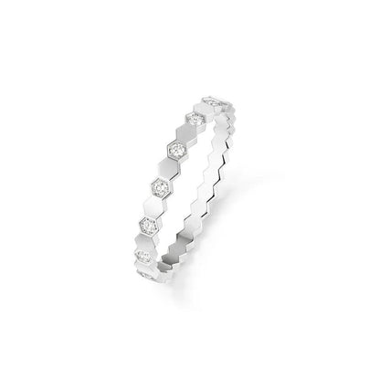 [Glitter Jewelry]BEE LOVE RING SILVER DIAMOND
