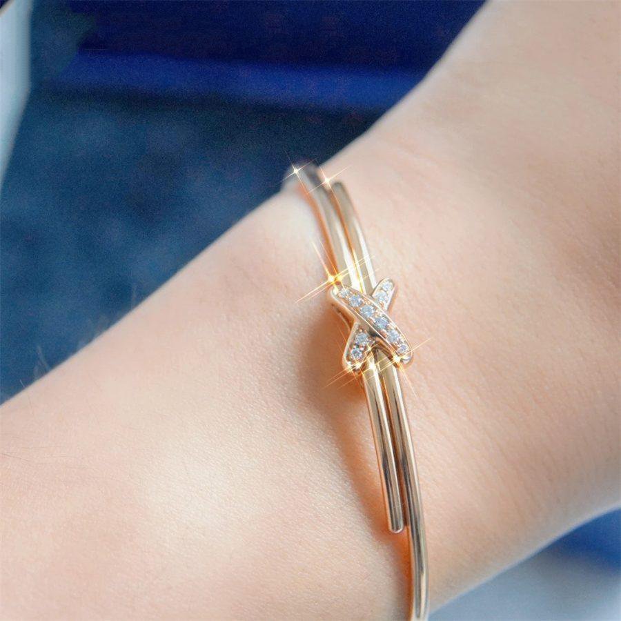 [Glitter Jewelry]JEUX DE BRACELET PINK GOLD DIAMONDS