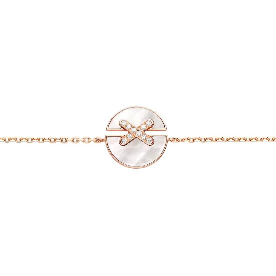 [Glitter Jewelry]JEUX DE BRACELET MOP PINK GOLD DIAMONDS