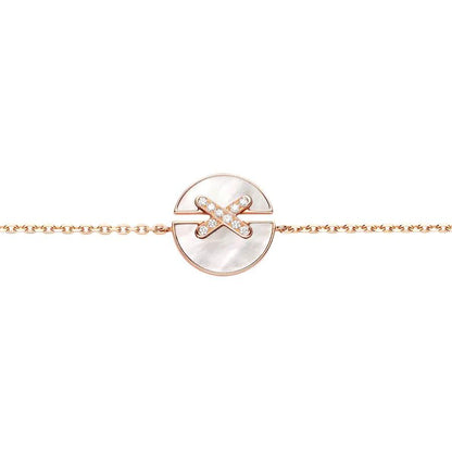 [Glitter Jewelry]JEUX DE BRACELET MOP PINK GOLD DIAMONDS