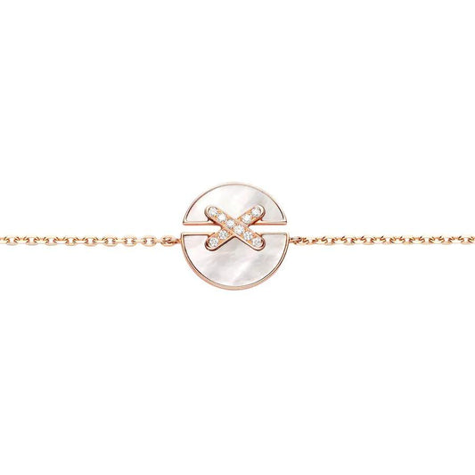 [Glitter Jewelry]JEUX DE BRACELET MOP PINK GOLD DIAMONDS