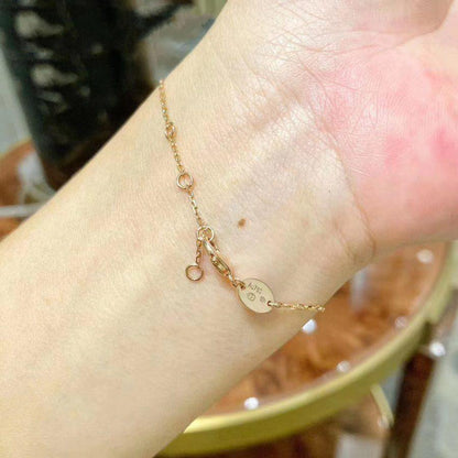 [Glitter Jewelry]JEUX DE BRACELET MOP PINK GOLD DIAMONDS
