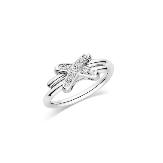 [Glitter Jewelry]JEUX DE SILVER DIAMOND RING