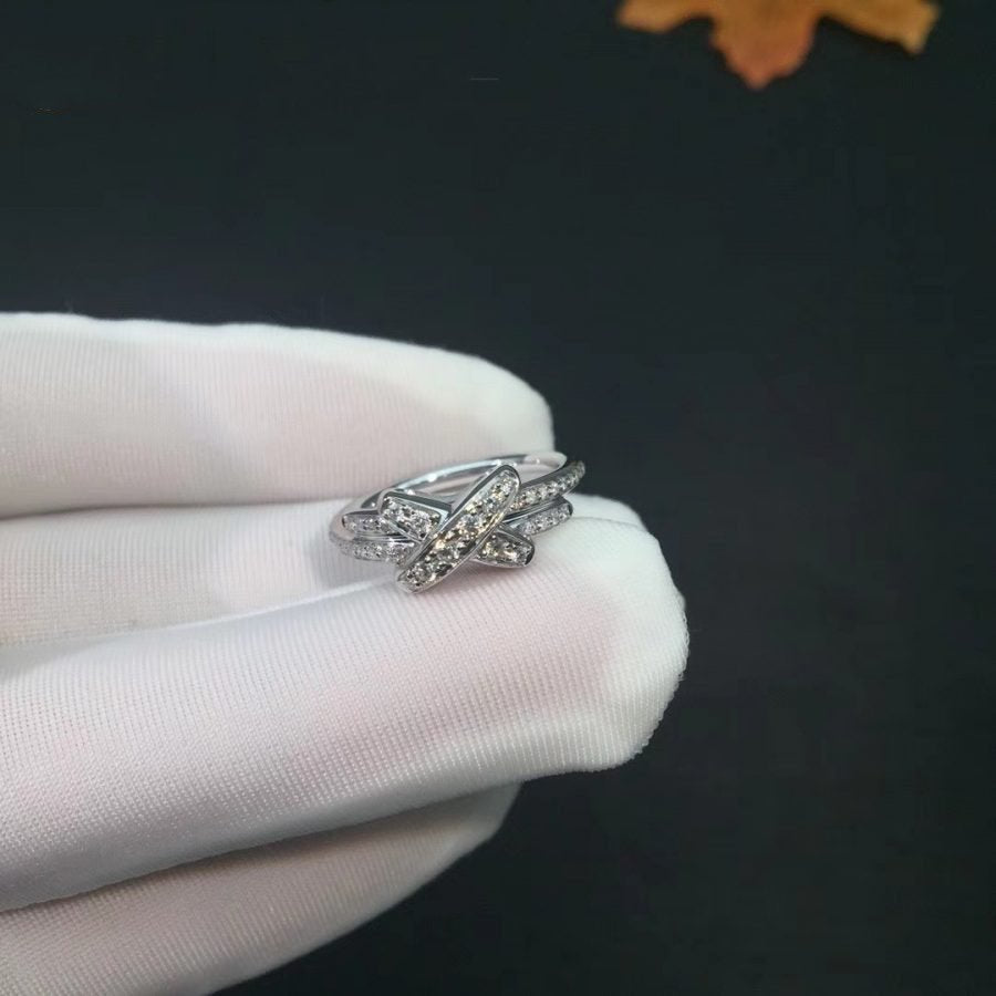 [Glitter Jewelry]JEUX DE SILVER DIAMOND RING