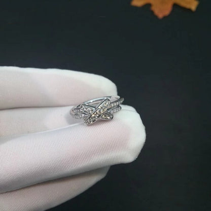 [Glitter Jewelry]JEUX DE SILVER DIAMOND RING