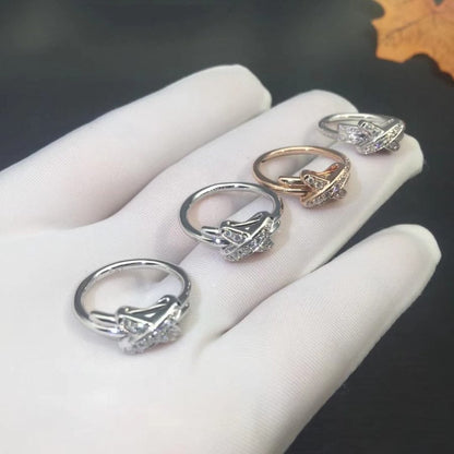 [Glitter Jewelry]JEUX DE SILVER DIAMOND RING