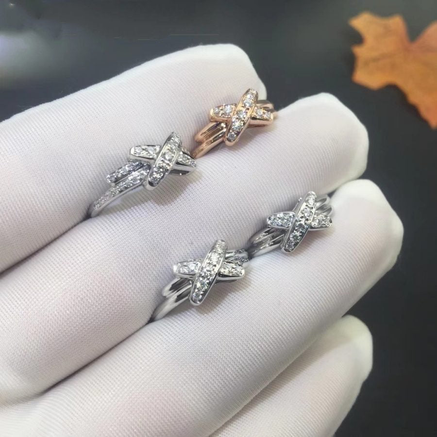 [Glitter Jewelry]JEUX DE SILVER DIAMOND RING