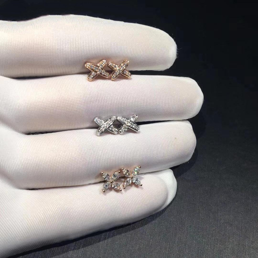 [Glitter Jewelry]JEUX DE DIAMOND EARRINGS