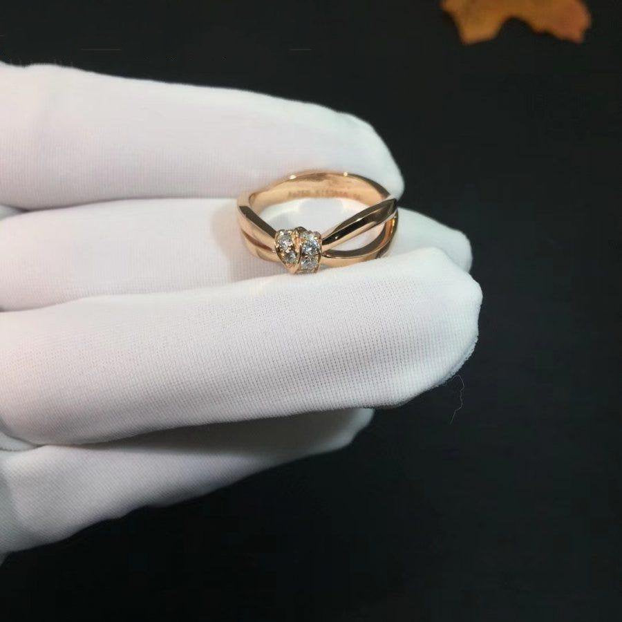 [Glitter Jewelry]LIENS RING PINK GOLD DIAMOND