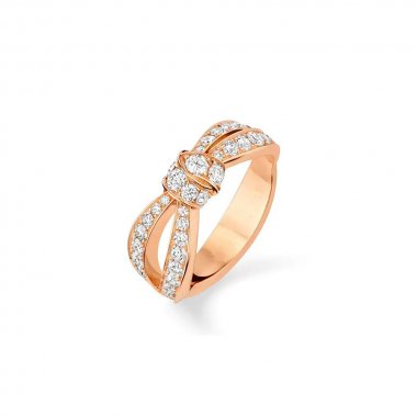 [Glitter Jewelry]LIENS PINK GOLD DIAMOND RING