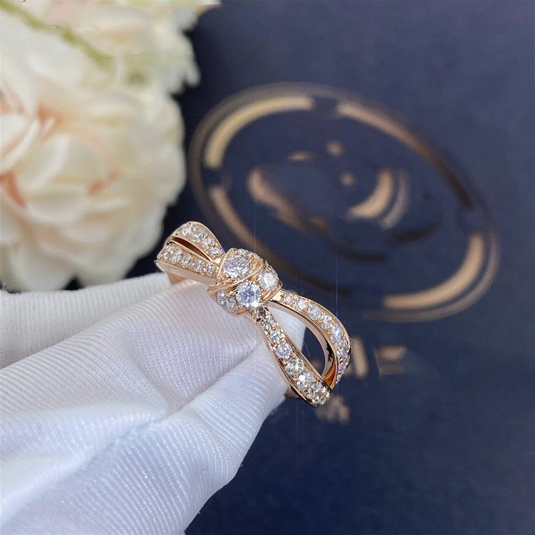 [Glitter Jewelry]LIENS PINK GOLD DIAMOND RING