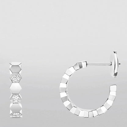[Glitter Jewelry]Hollow Design Four-Leaf Clover Flower Shape Ring