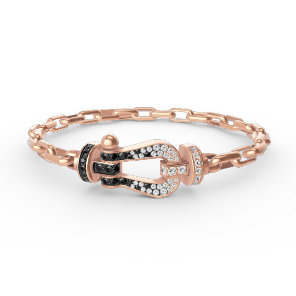 [Glitter Jewelry]FORCE LARGE HORSESHOE CLASP  METAL BRACELET