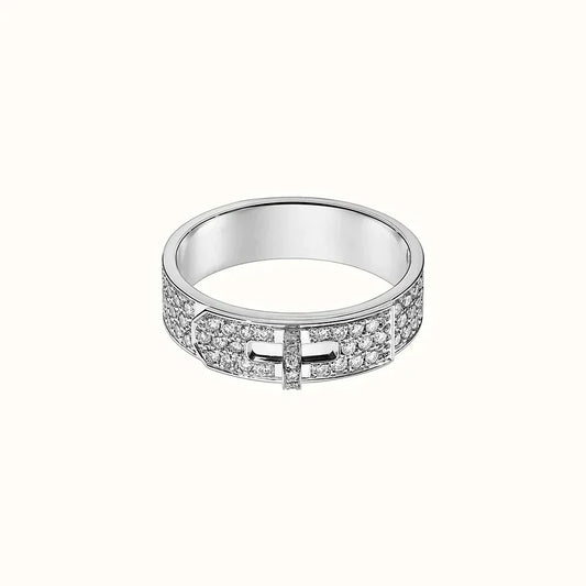 [Glitter Jewelry]KELLY SILVER DIAMOND RING
