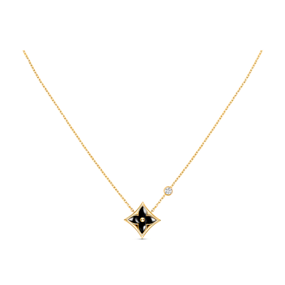[Glitter Jewelry]STAR BLACK MOP NECKLACE