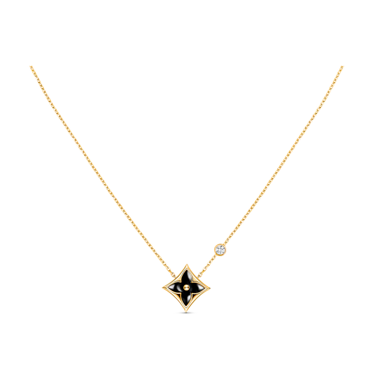 [Glitter Jewelry]STAR BLACK MOP NECKLACE