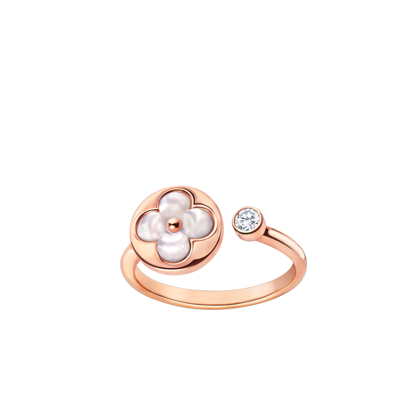 [Glitter Jewelry]SUN 1 DIAMOND PINK MOP RING