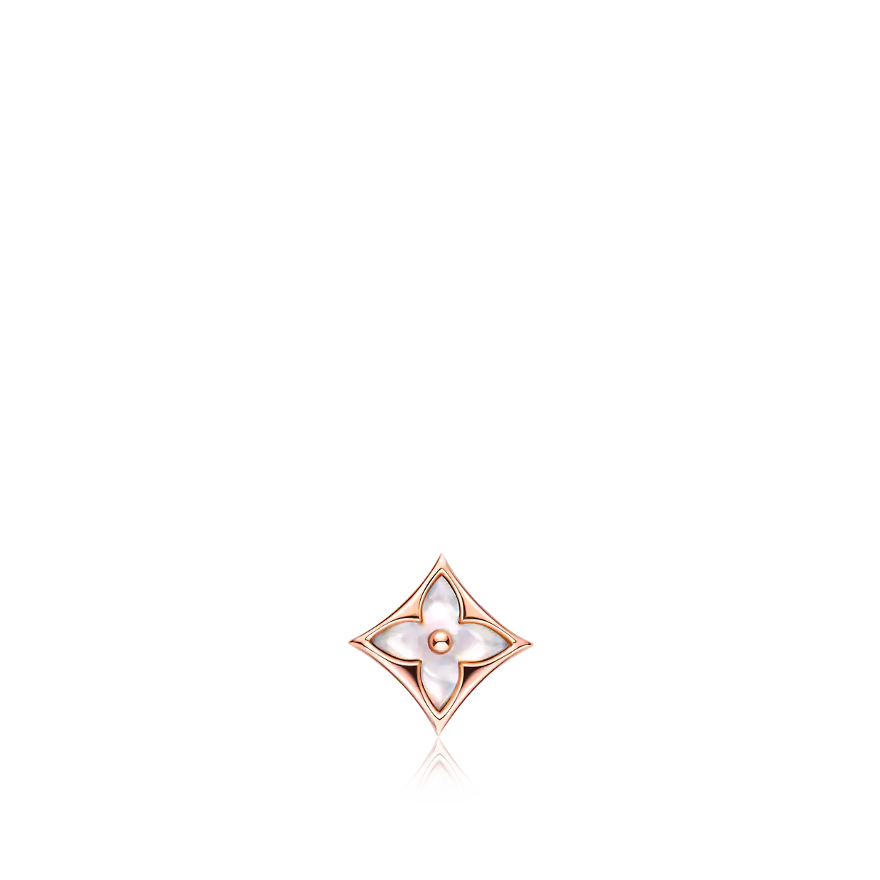 [Glitter Jewelry]STAR MOP PINK GOLD EARRINGS