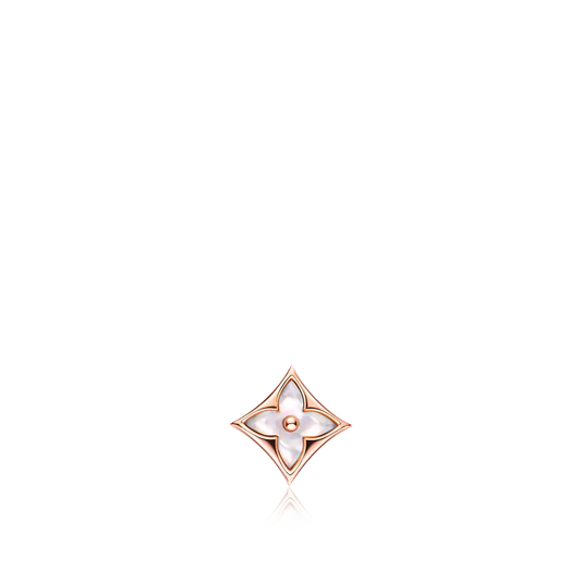[Glitter Jewelry]STAR MOP PINK GOLD EARRINGS