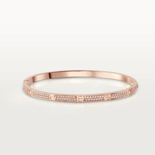 [Glitter Jewelry]LOVE BRACELET 3.65MM DIAMOND-PAVED