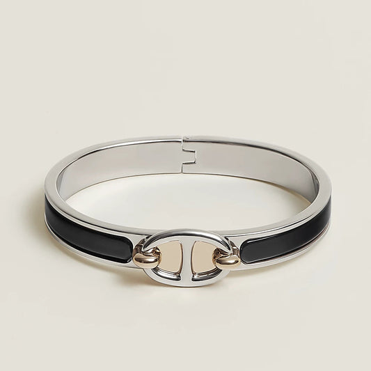 [Glitter Jewelry]CLIC CHAINE SILVER BRACELET