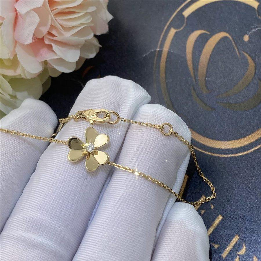 [Glitter Jewelry]FRIVOLE GOLD FLOWER BRACELET