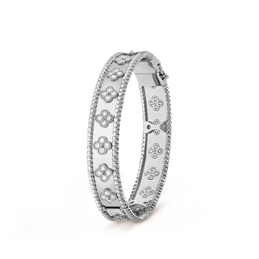 [Glitter Jewelry]CLOVER BRACELET 8MM DIAMONDS