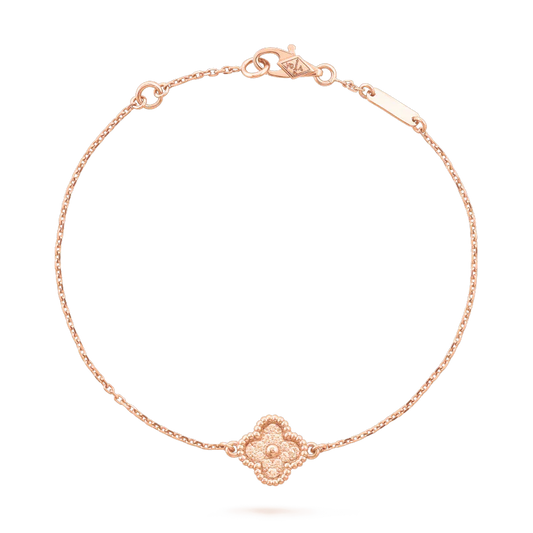 [Glitter Jewelry]CLOVER SINGLE FLOWER BRACELET