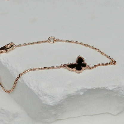 [Glitter Jewelry]BUTTERFLY ONYX  BUTTERFLY BRACELET