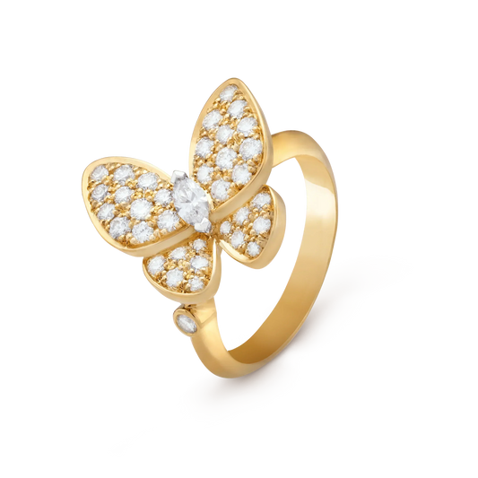 [Glitter Jewelry]BUTTERFLY DIAMOND RING