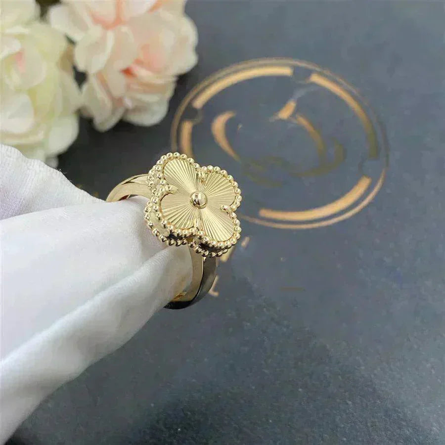 [Glitter Jewelry]CLOVER GOLD RING