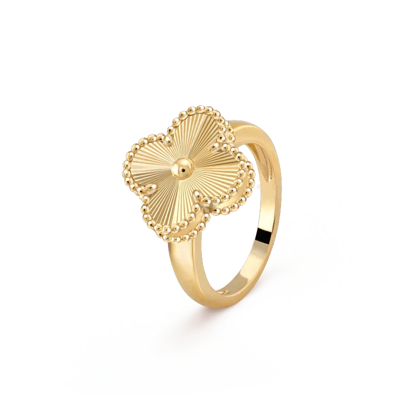 [Glitter Jewelry]CLOVER GOLD RING