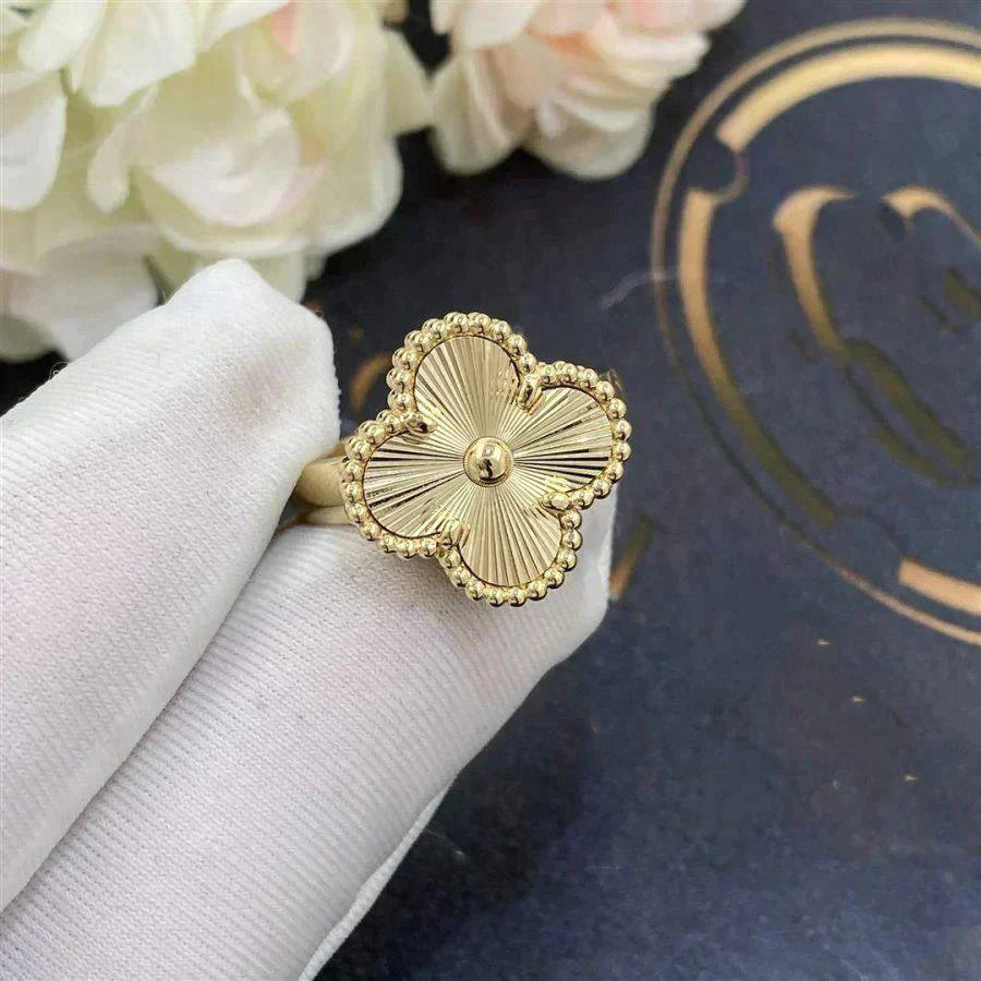 [Glitter Jewelry]CLOVER GOLD RING