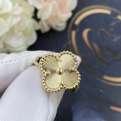 [Glitter Jewelry]CLOVER GOLD RING