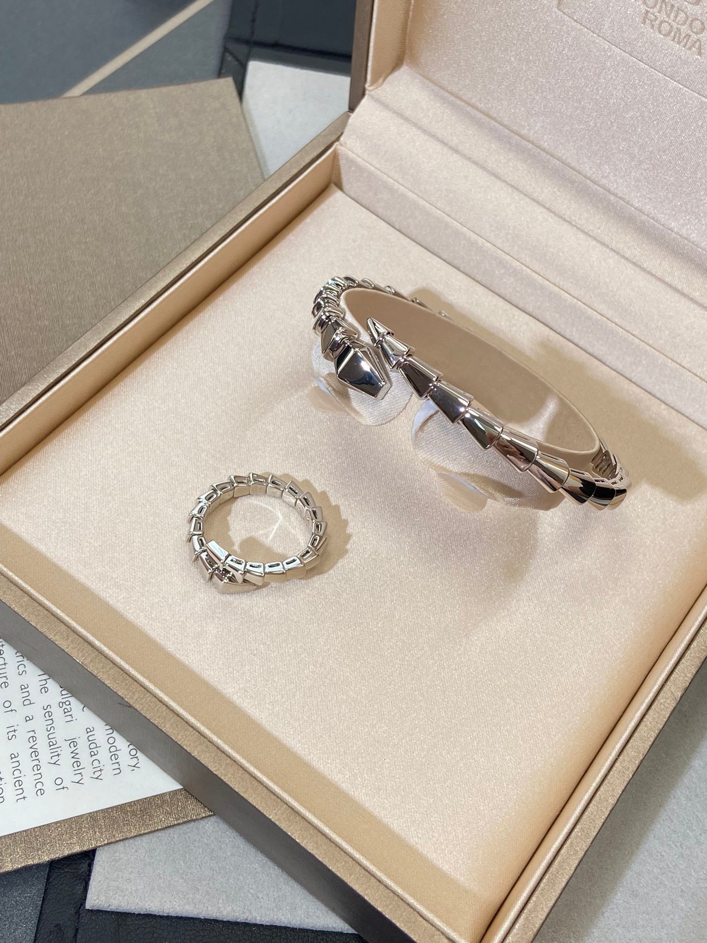 [Glitter Jewelry]SERPENTI VIPER SILVER BRACELET