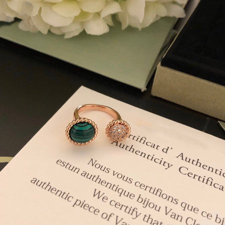 [Glitter Jewelry]PERLEE COULEURS DIAMOND ROSE GOLD BETWEEN THE FINGER RING