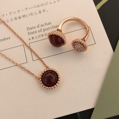 [Glitter Jewelry]PERLEE COULEURS DIAMOND ROSE GOLD BETWEEN THE FINGER RING