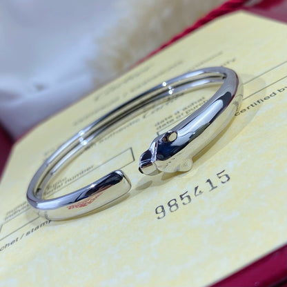[Glitter Jewelry]PANTHERE SILVER OPEN BRACELET