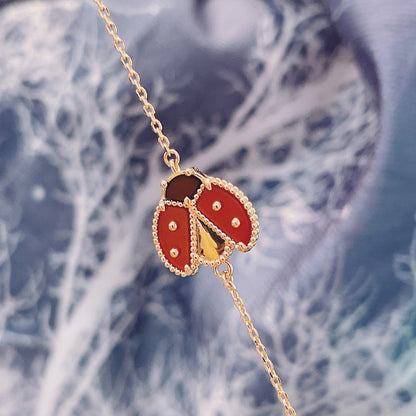 [Glitter Jewelry]LUCKY SPRING 1 MOTIF PINK GOLD BRACELET