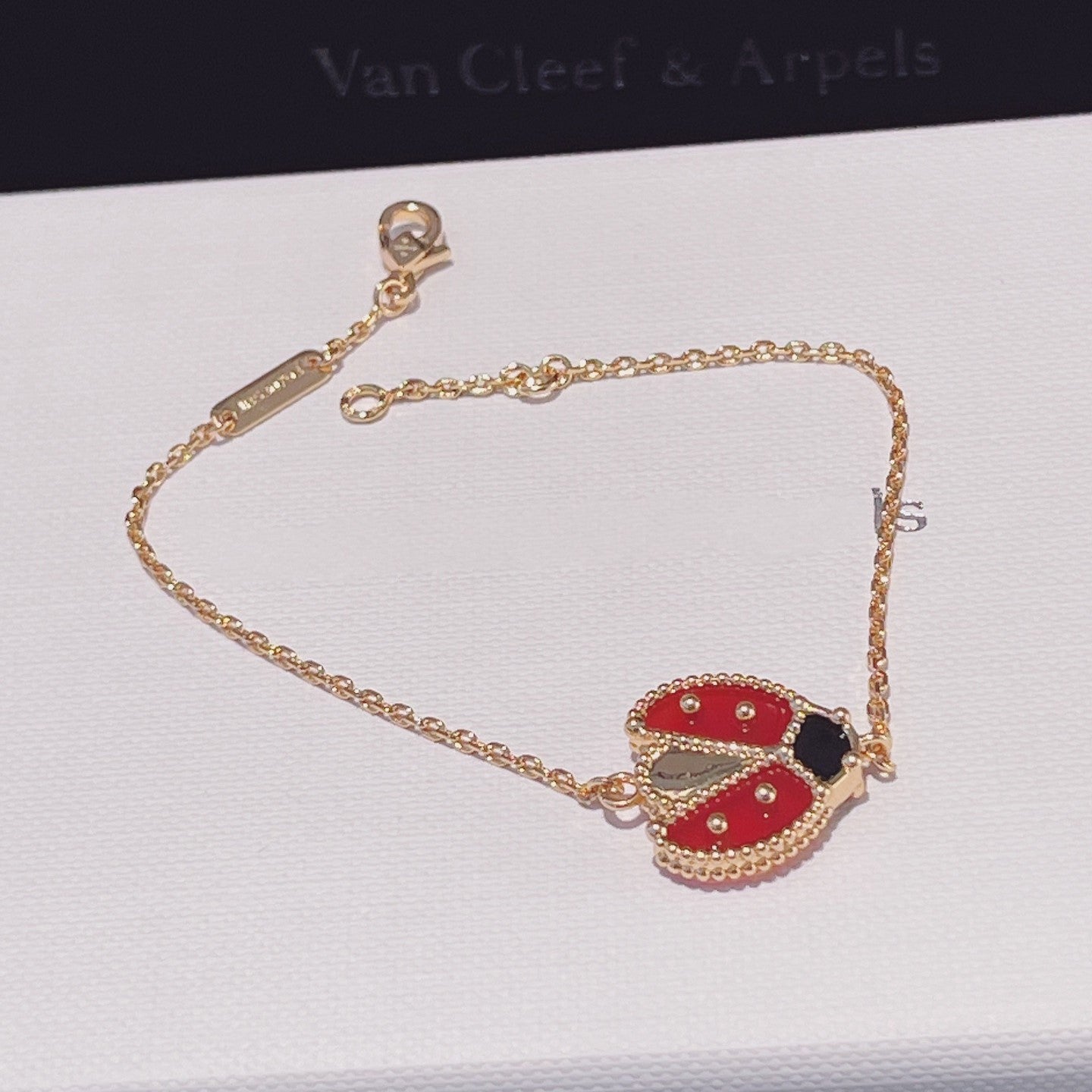 [Glitter Jewelry]LUCKY SPRING 1 MOTIF PINK GOLD BRACELET