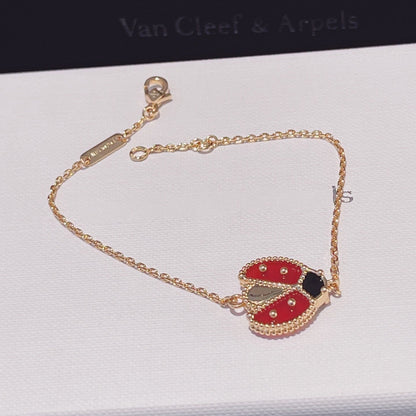 [Glitter Jewelry]LUCKY SPRING 1 MOTIF PINK GOLD BRACELET