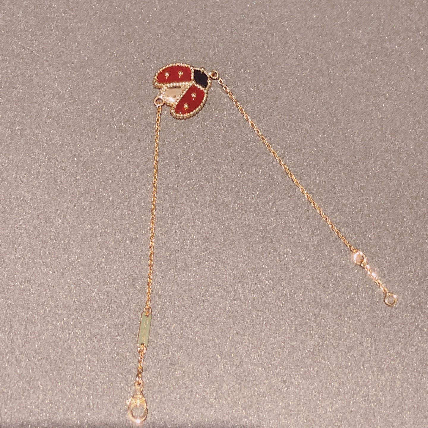 [Glitter Jewelry]LUCKY SPRING 1 MOTIF PINK GOLD BRACELET