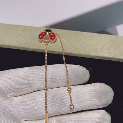 [Glitter Jewelry]LUCKY SPRING 1 MOTIF PINK GOLD BRACELET