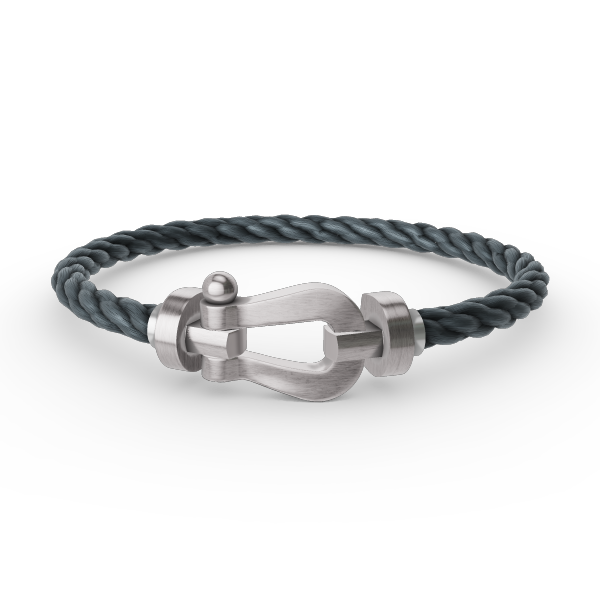 [Glitter Jewelry]FORCE LARGE HORSESHOE NO DIAMOND BRACELET SILVER
