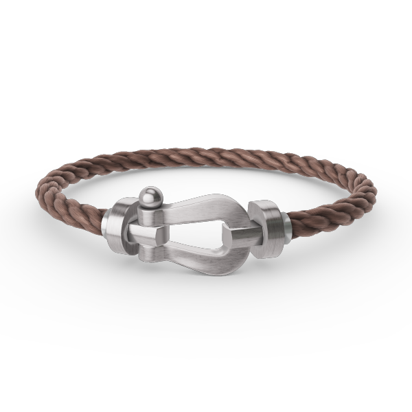[Glitter Jewelry]FORCE LARGE HORSESHOE NO DIAMOND BRACELET SILVER