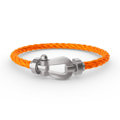 [Glitter Jewelry]FORCE LARGE HORSESHOE NO DIAMOND BRACELET SILVER