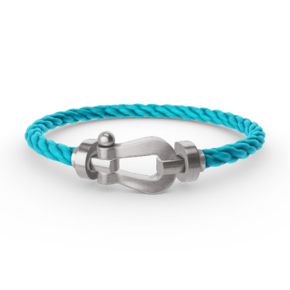 [Glitter Jewelry]FORCE LARGE HORSESHOE NO DIAMOND BRACELET SILVER